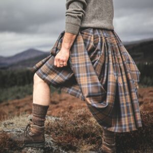 The Great Kilt (close up) by Thistle and Cloth