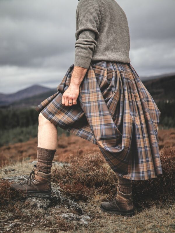 The Great Kilt (close up) by Thistle and Cloth