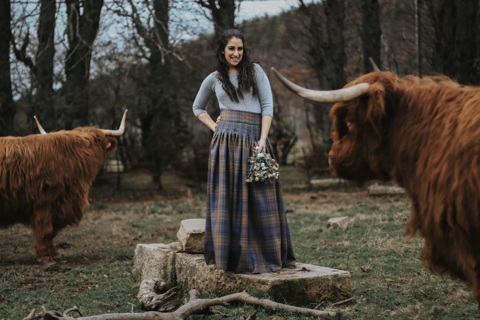 Bespoke Tartan Wrap Skirt